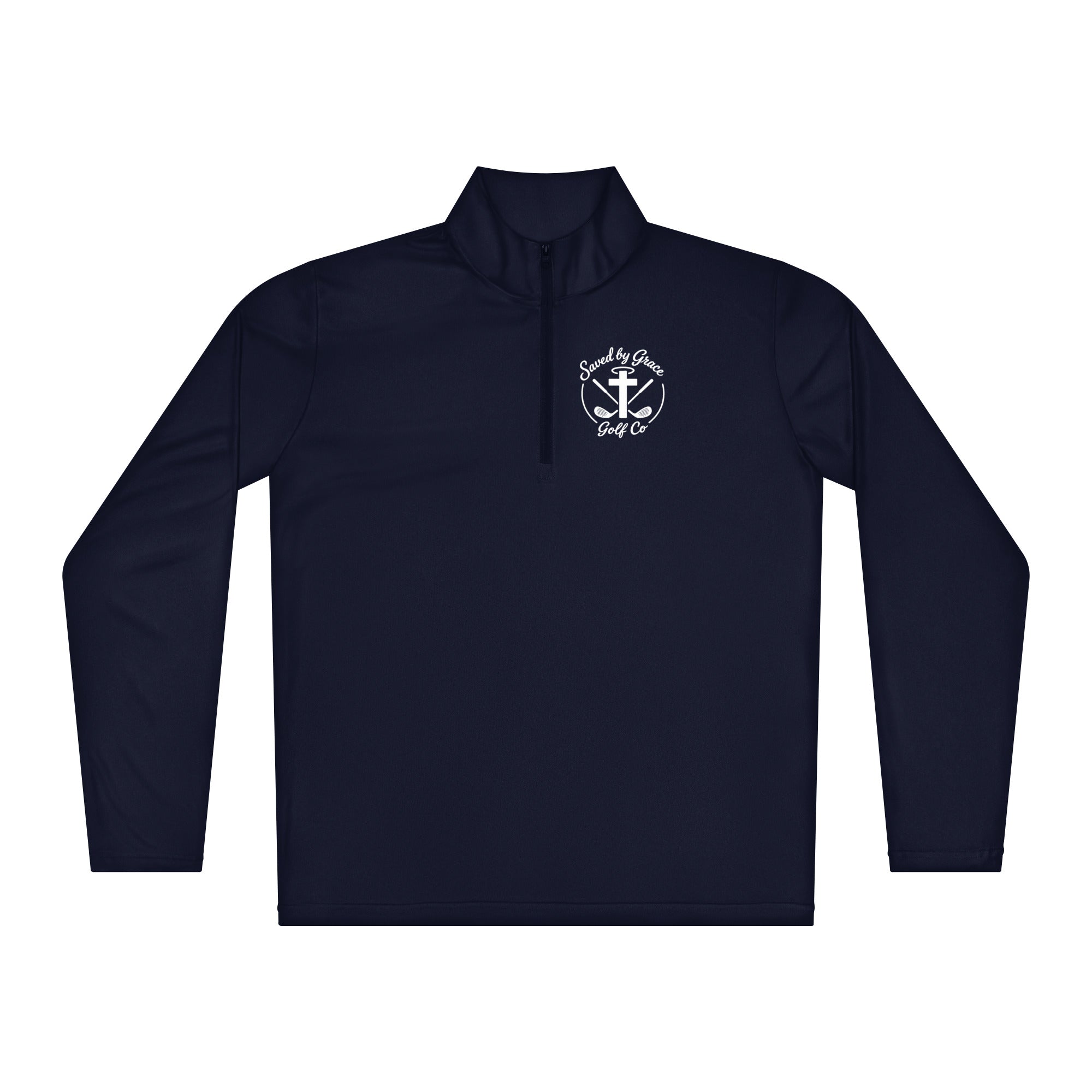 Faith-Based-1/4-zip-pullover-true-navy
