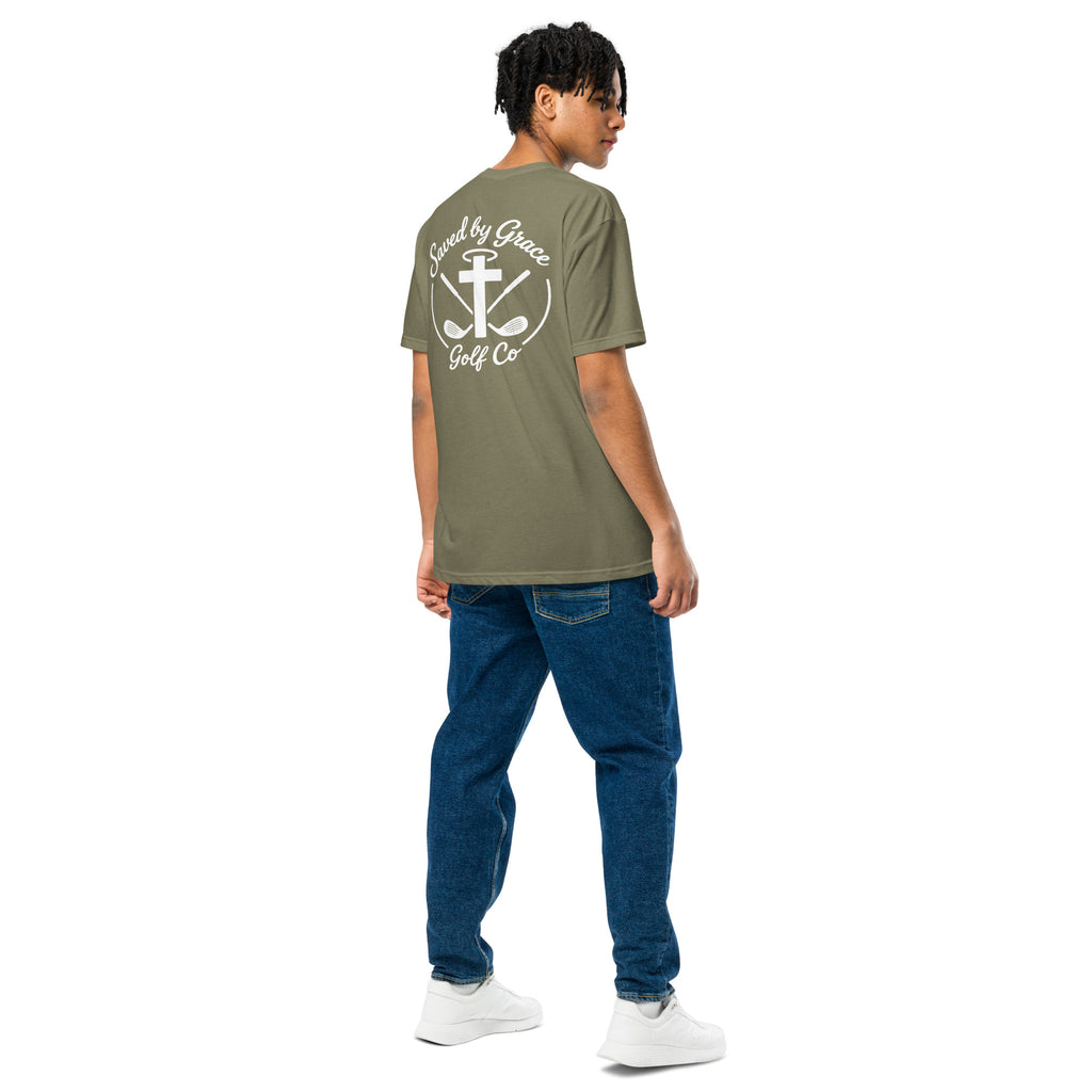 Faith-Based-Golf-tshirt-military-green