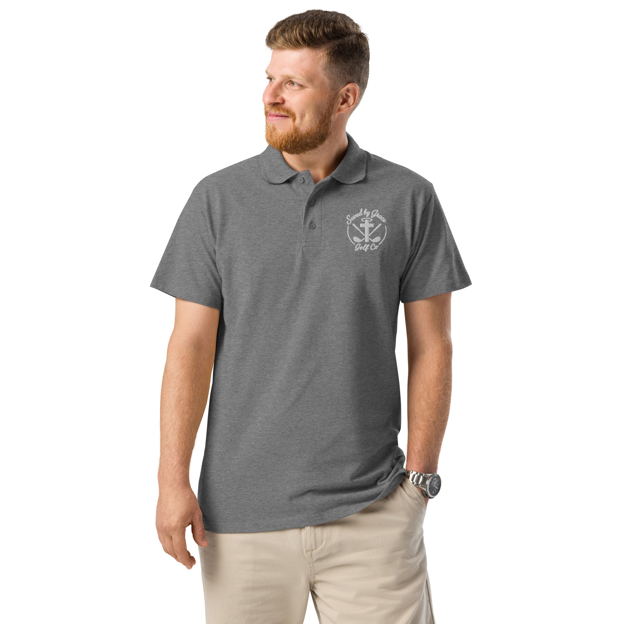 Faith-Based-golf-polo-grey