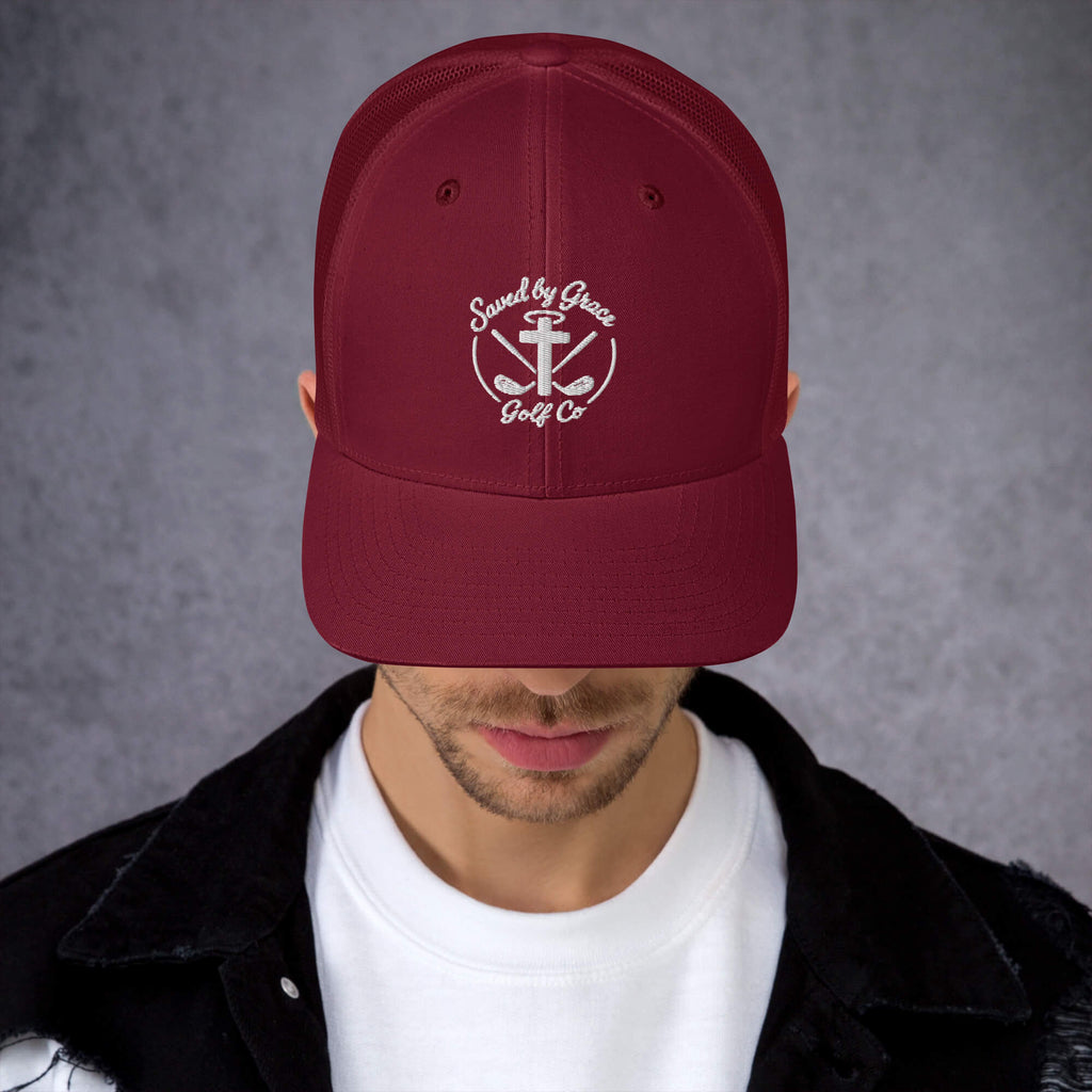 Faith-Based-trucker-hat-cranberry