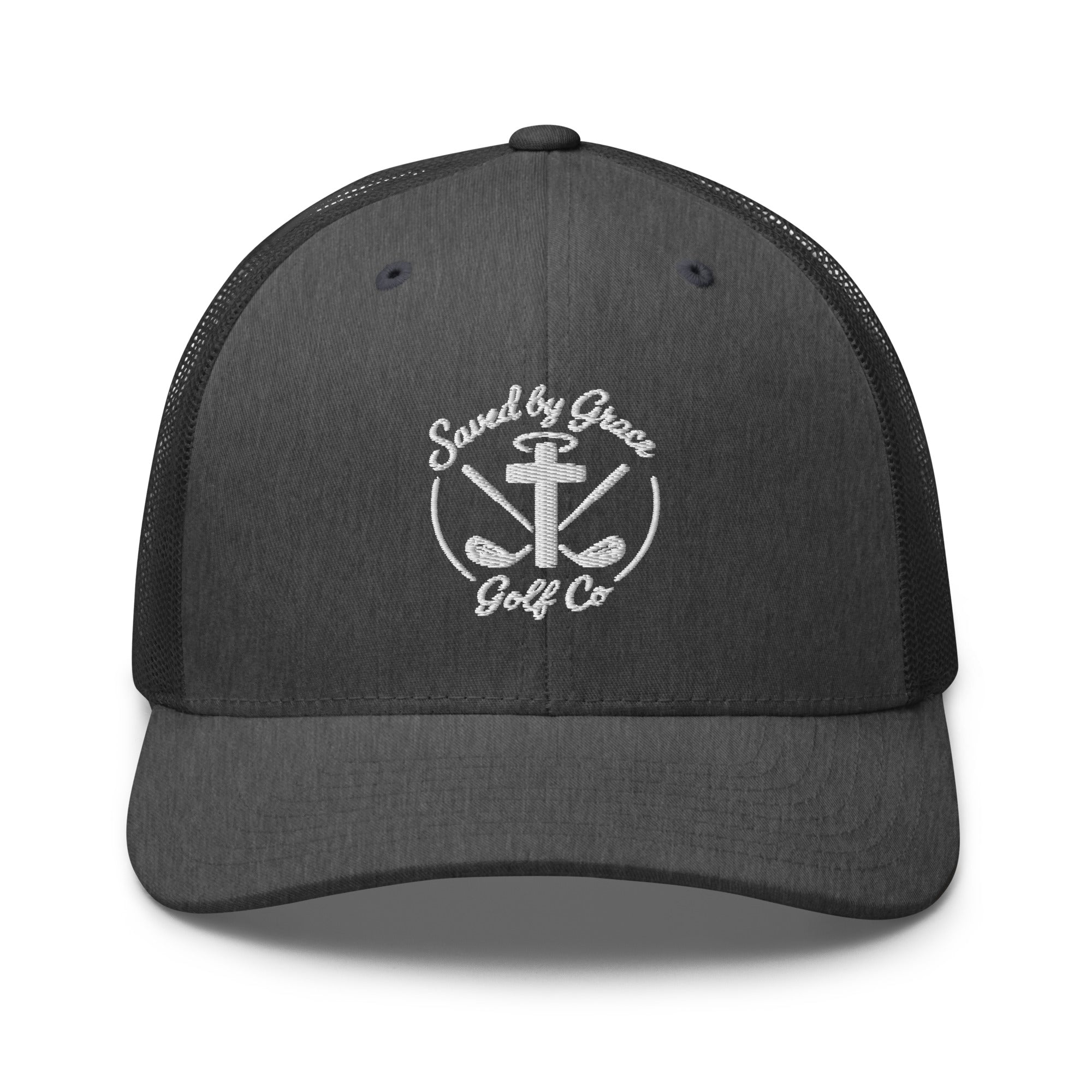 Faith-Based-trucker-hat-dark-heather-gray