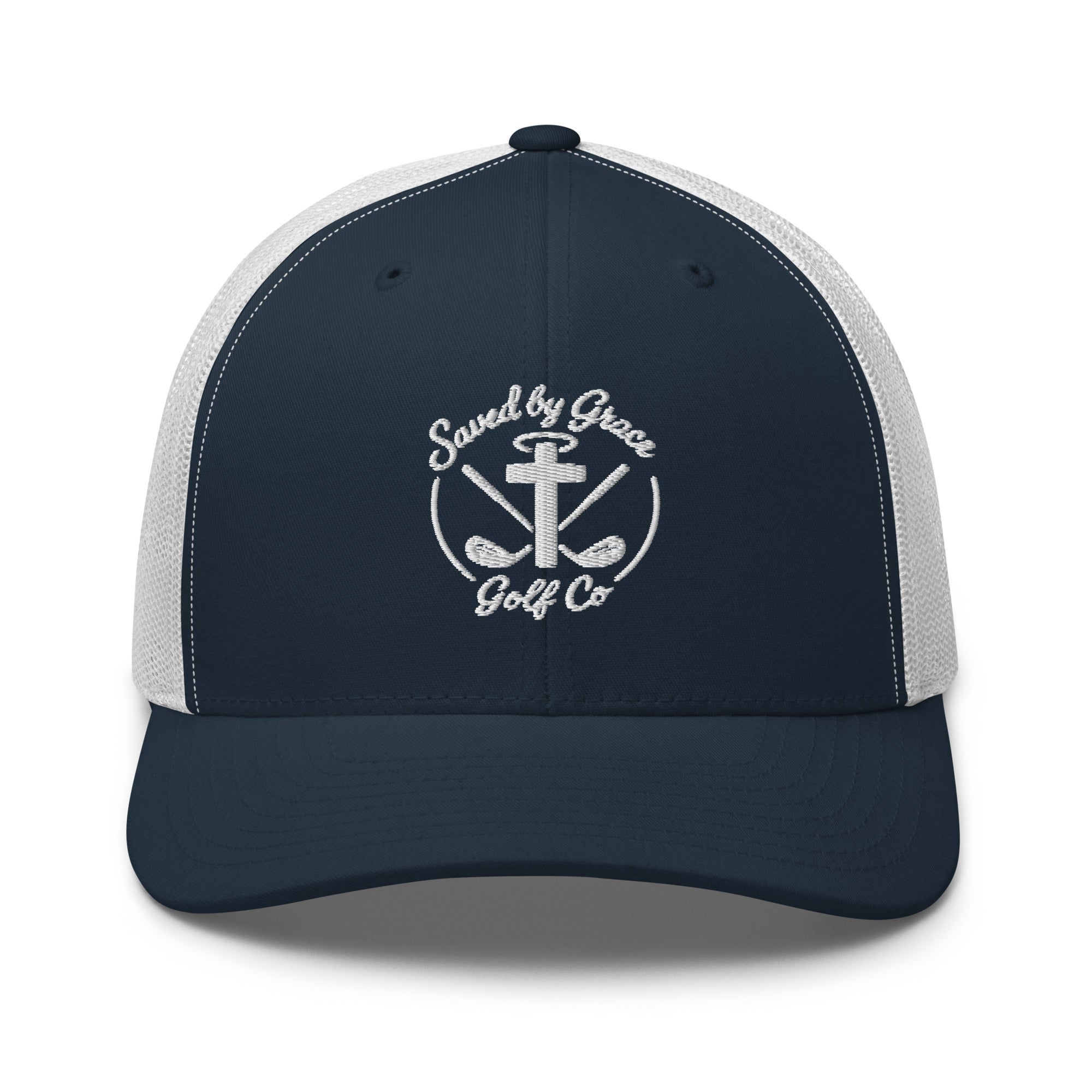 Faith-Based-trucker-hat-navy-white