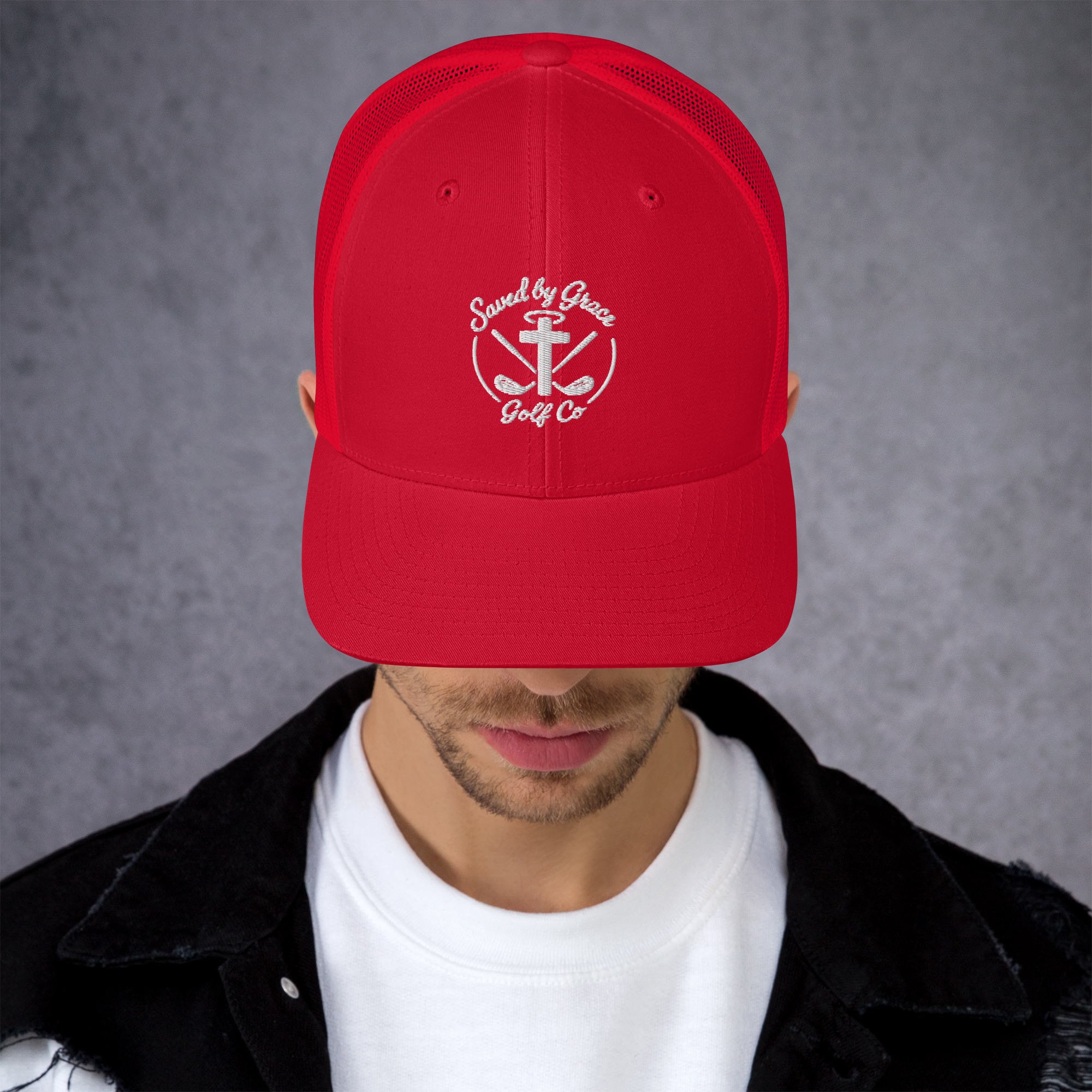 Faith-Based-trucker-hat-red