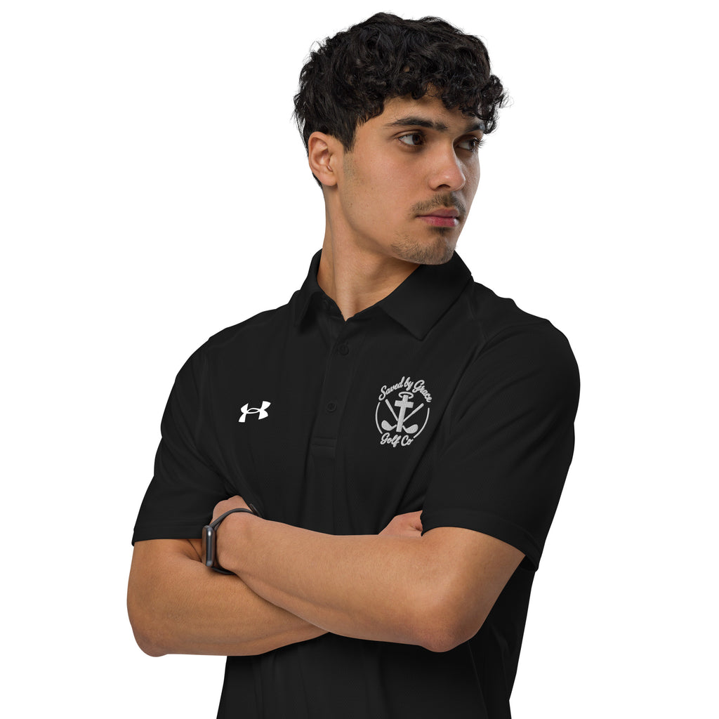 Faith-Based-underarmour-polo-black