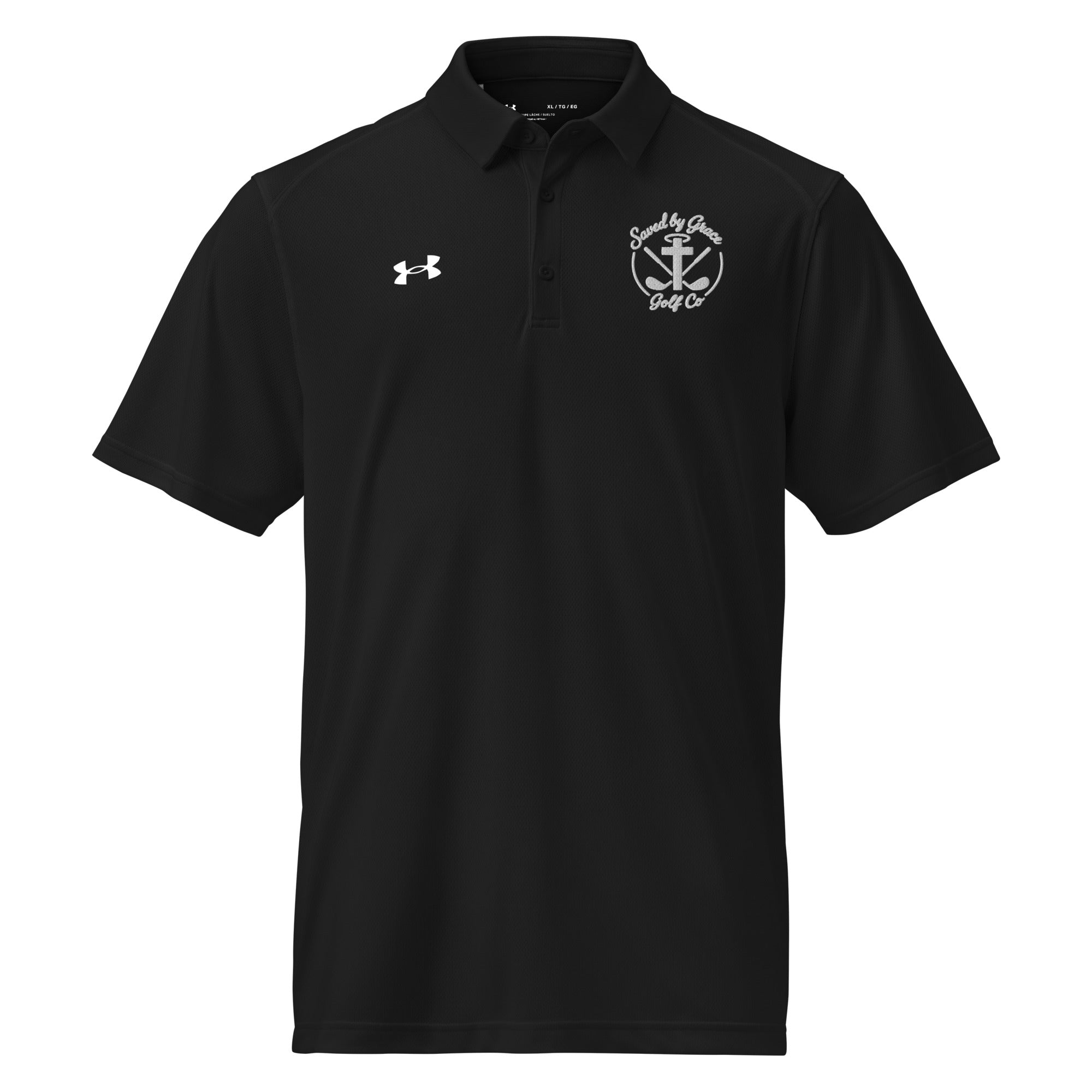 Faith-Based-underarmour-polo-black