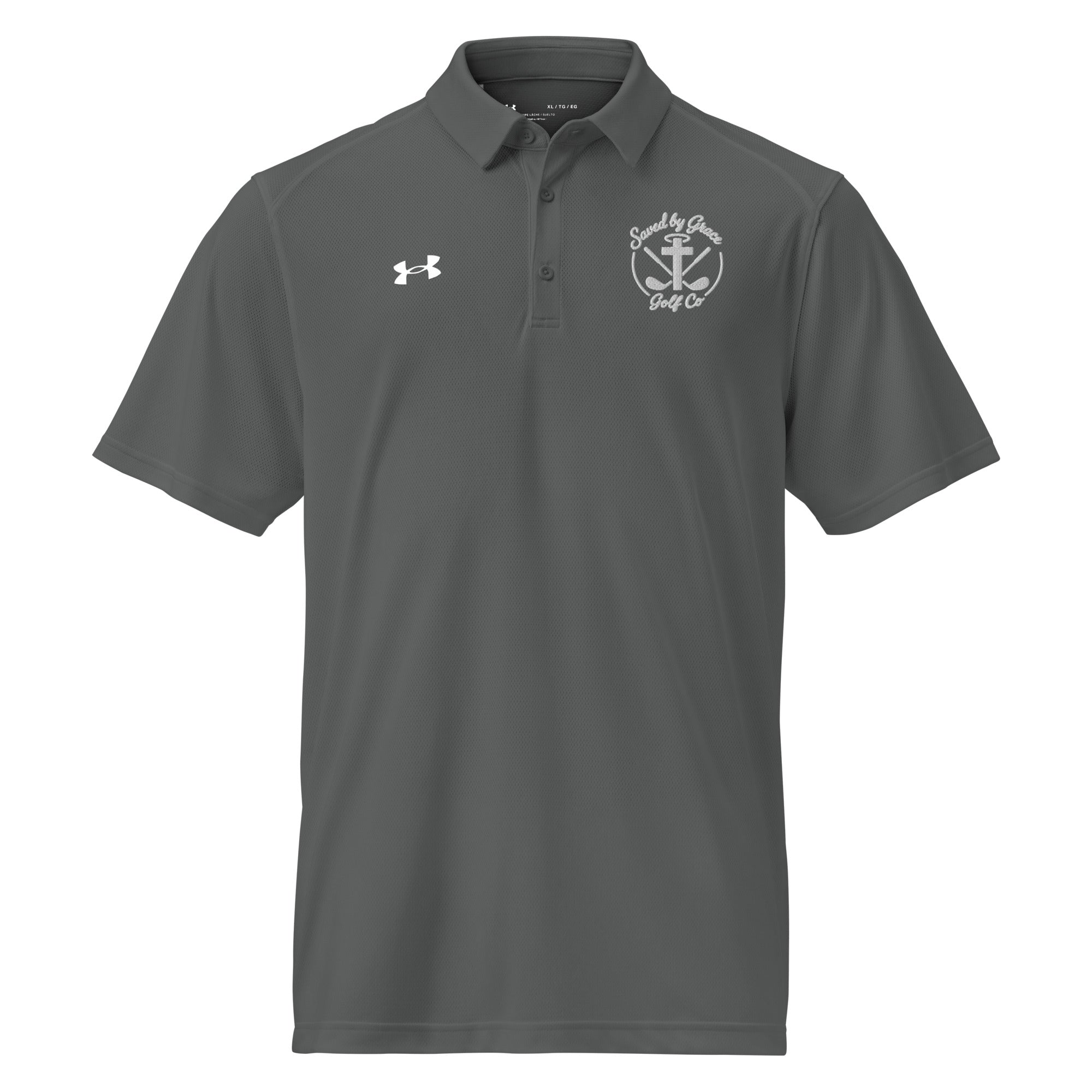 Faith-Based-underarmour-polo-grey