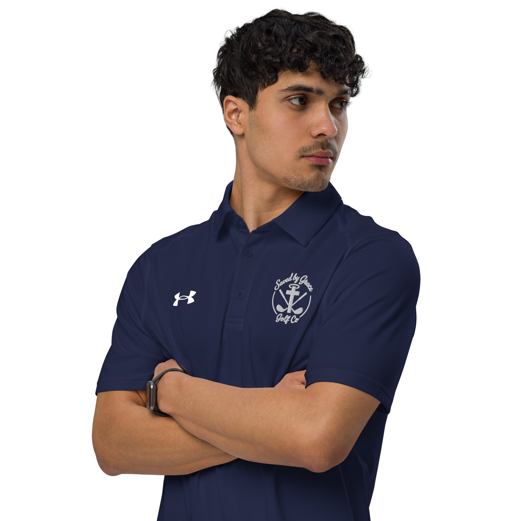 Faith-Based-underarmour-polo-navy