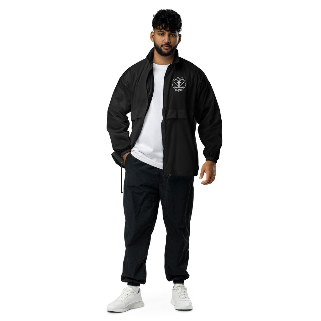 Faith-based-golf-windbreaker-black