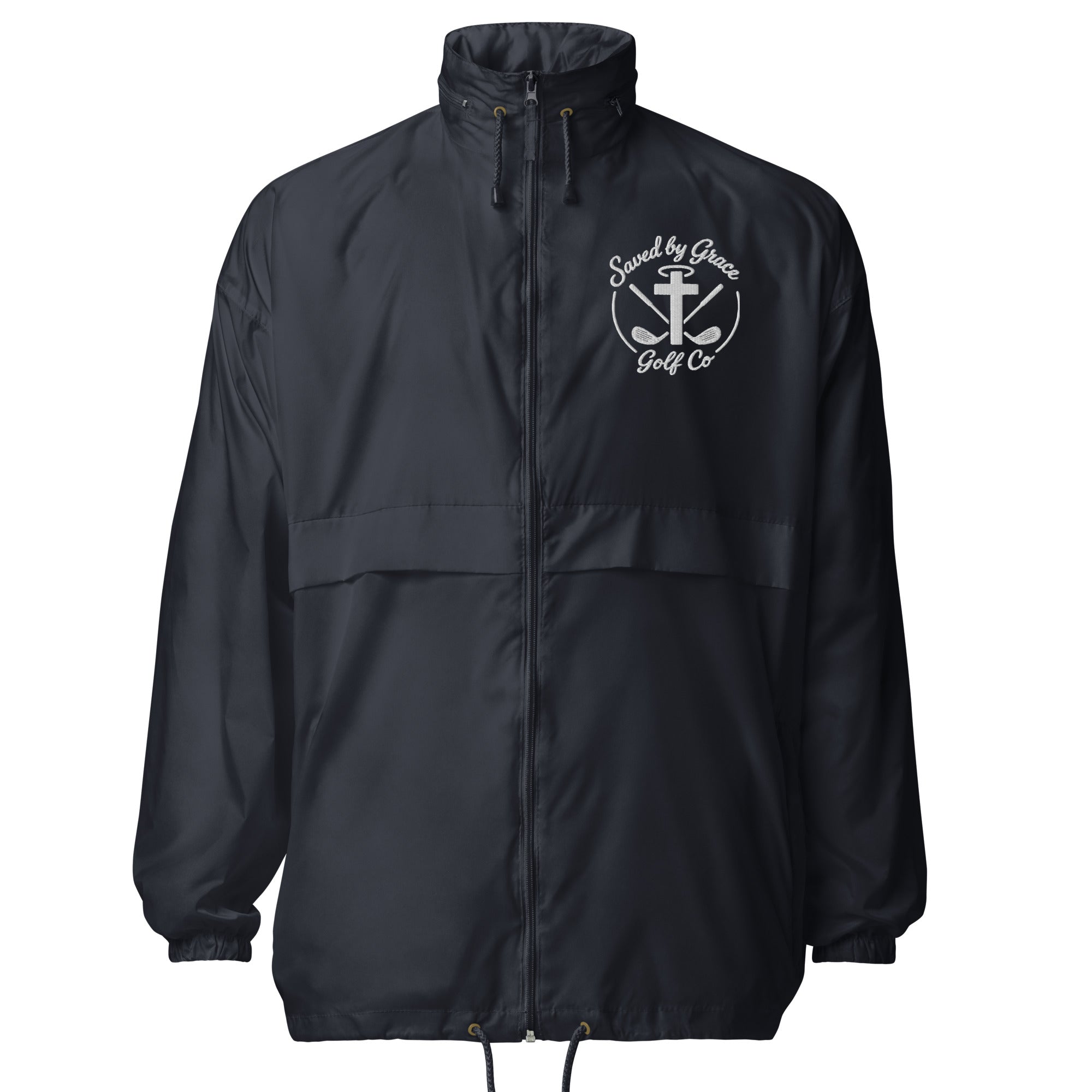 Faith-based-golf-windbreaker-navy